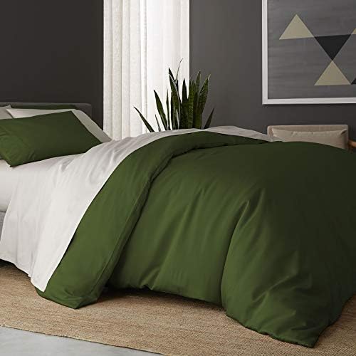  DOZ By SIJO 100% Organic Bamboo Duvet Cover Set, 1 Duvet Cover And 2 Pillowcases, Buttery Soft, Cooling, Eco Friendly, Silky Breathable, Oeko-TEX, High GSM Durable (Snow, King/Cal King)