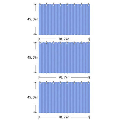  Hoce Dorm Twin Bunk Bed Drapes For Bottom Bunk Bed Privacy Curtains 3 Panels