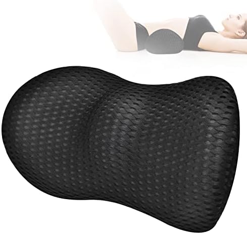  Timstono Lumbar Support Pillow/Back Cushion, Memory Foam Lumbar Pillow That,Recliner Back Rest Use For Office Chairs, Gaming Chairs And Car Seats,Breathable & Ergonomic Design Back Pain Relief(Black)