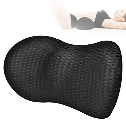  Timstono Lumbar Support Pillow/Back Cushion, Memory Foam Lumbar Pillow That,Recliner Back Rest Use For Office Chairs, Gaming Chairs And Car Seats,Breathable & Ergonomic Design Back Pain Relief(Black)