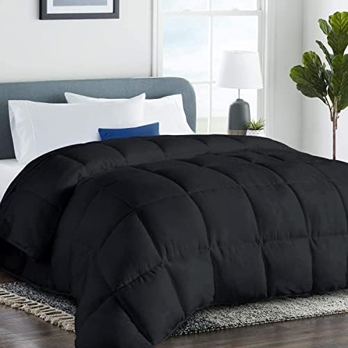  Queen 2100 Series Cooling Comforter Down Alternative Quilted Duvet Insert With Corner Tabs All-Season - Luxury Soft Hotel Comforter - Breathable - Reversible - Machine Washable - White