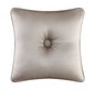  JQUEEN Astoria Button Square Pillow 18"W X 18"L