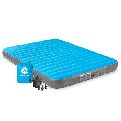  Amp Mate Queen Size Air Mattress With Battery Pump, 500lb Weight Capacity