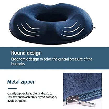  Donut Pillow Seat Cushion Orthopedic Design, Hemorrhoid Treatment Tailbone Cushion, Large Seat Cushion For Prostate/Pregnancy/Bed Sores/Coccyx/Sciatica For Office Chair Car Or Travel 1PC