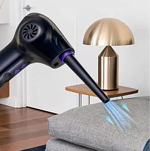  Compressed Air Duster, Electric Air Pump Air Mattress Pump For Inflatables Couch, Pool Floats, Swimming Ring, 6000mAh Rechargeable Air Blower Dust Blower For Car Computer