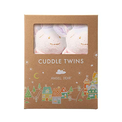  Angel Dear Cuddle Twins Blankie, New Pink Bunny
