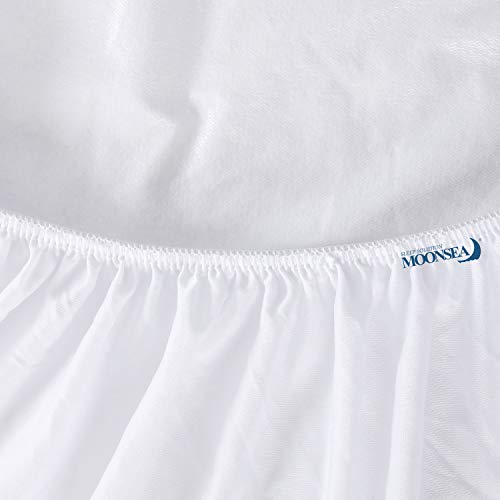  Twin Extra Long (XL) Mattress Protector, Waterproof Bamboo Terry Ultra Soft Noiseless Mattress Protector With Deep Pocket Fits Up To 14 Inch Mattress