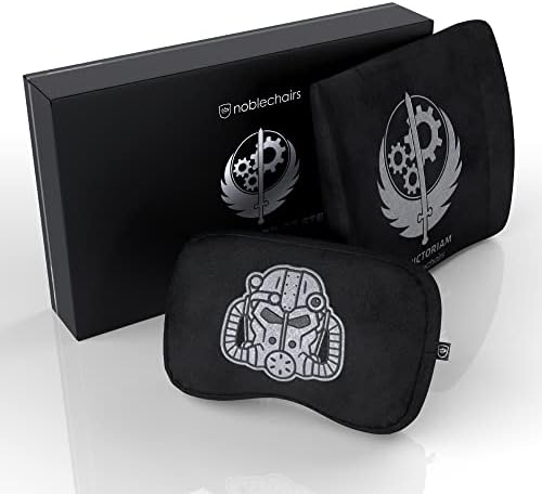  Noblechairs Memory Foam Lumbar-Support Pillow, Office And Gaming-Chair Cushion Set - Fallout 25th Anniversary Edition