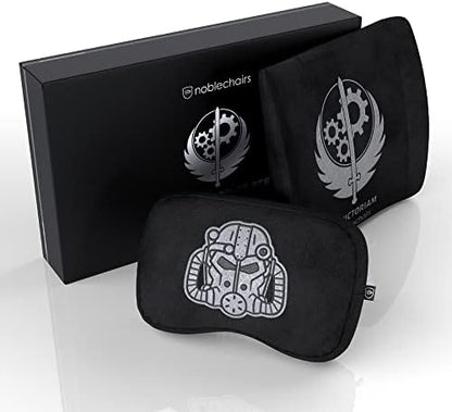  Noblechairs Memory Foam Lumbar-Support Pillow, Office And Gaming-Chair Cushion Set - Fallout 25th Anniversary Edition