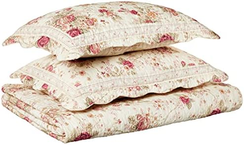  Greenland Home Antique Rose Twin Quilt Set