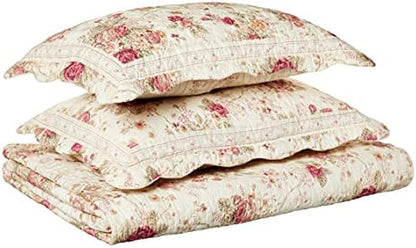  Greenland Home Antique Rose Twin Quilt Set