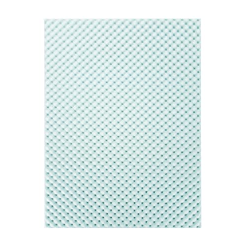  Best Price Mattress 2 Inch Egg Crate Memory Foam, Cooling Gel Infusion, Twin Mattress Topper, Blue (ECMF-GM2T)