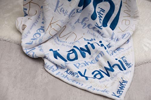  Personalized Name Blanket For Baby Girl Kids And Adults With Name, Customized Name Blankets To My Amazing Daughter, Custom With Daughter's Name, Add Your Family Name. Great Gift For Birthday