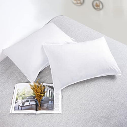 PHF 100% Linen Euro Sham With Ruffle, 26" X 26", Set Of 2, No Insert, Washed Soft French Flax Euro Throw Pillow Covers, Ultra Breathable Durable Comfy Euro Shams For Bed Couch Sofa, Linen