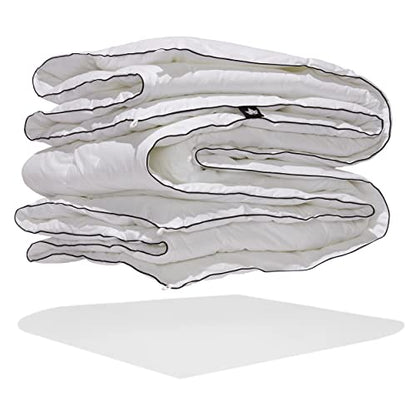  Canadian Down & Feather Co. - All Season Microfiber Down Alternative Duvet Comforter King Size - Machine Washable - 260 TC Shell 100% Cotton - Oeko TEX Certified