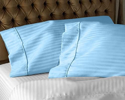  100% Egyptian Cotton 800 Thread Count Soft And Luxury 2 Piece Queen Size Pillowcase (20" X 30") Inches, White