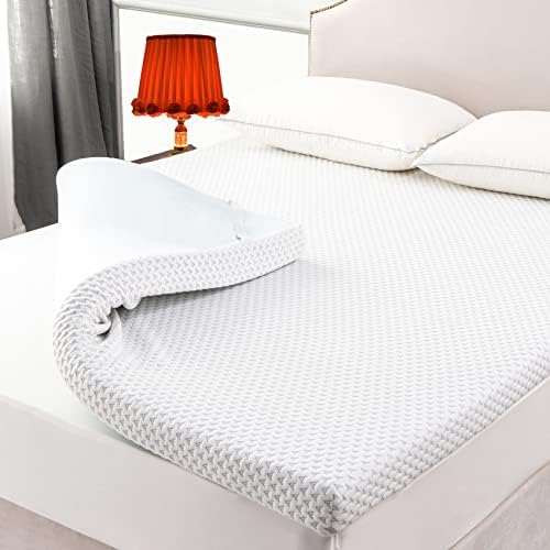  Queen Size Mattress Protector 100% Waterproof (Top And Sides) Bamboo Mattress Cover 3D Air Fabric Cooling Mattress Pad Cover Ultra Soft Breathable Noiseless 8"-21" Deep Pocket