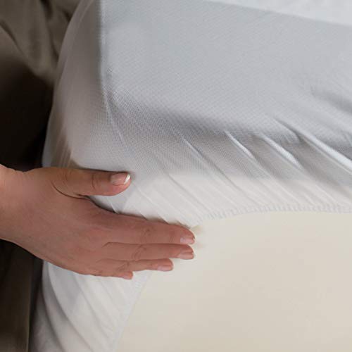  Premium Cotton Terry Cloth Waterproof Mattress Protector, Blocks Dust Mites And Allergens, Machine Washable, White King