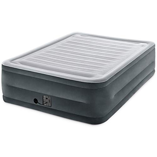Intex Comfort Dura-Beam Airbed Internal Electric Pump Bed Height Elevated (2020 Model)