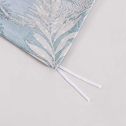  SUSYBAO Botanical Duvet Cover Queen 100% Cotton Tropical Plant Duvet Cover 3 Pieces Set 1 Palm Leaves Patterned Duvet Cover With Zipper Ties 2 Pillowcases Luxury Soft Green Botanical Bedding Set Comfy