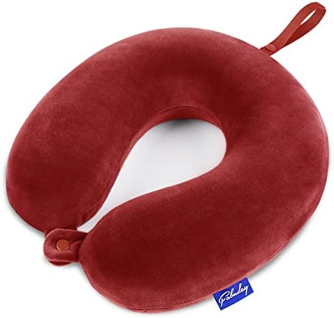  Travel Pillow Memory Foam For Airplanes - Neck Pillow For Traveling, Car, Home, Flight Pillow For Sleeping With Attachable Snap Strap Soft Washable Cover, Provide Head Neck Support Rest, Dark Gray