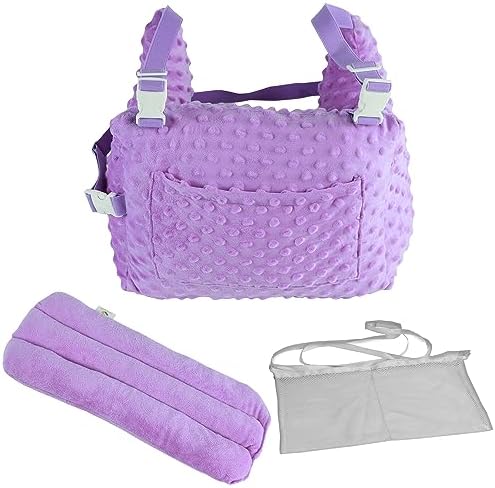  Zomaple Mastectomy Pillow With Strap - Post Surgery Pillow, Breast Pillow For After Heart Surgery, Breast Reduction & Augmentation Patients - Heart Pillow For Sleeping, Recovery & Seatbelt Protection