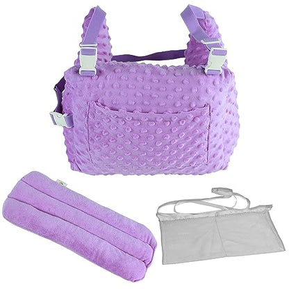  Zomaple Mastectomy Pillow With Strap - Post Surgery Pillow, Breast Pillow For After Heart Surgery, Breast Reduction & Augmentation Patients - Heart Pillow For Sleeping, Recovery & Seatbelt Protection