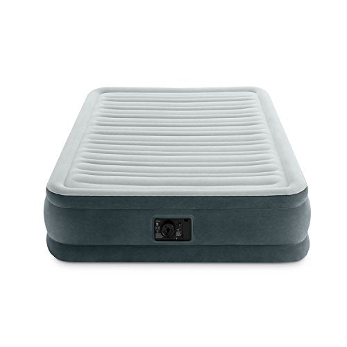Intex Comfort Plush Mid Rise Dura-Beam Airbed With Built-in Electric Pump, Bed Height 13", Full