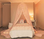  Bed Canopy With Lights - Bed Canopy For Girls, Girls Room Decor With Hanging Lights And E-Book, Pink Decor, Mosquito Net, Bed Tent, Play Tent, Bed Room Decoration Ideas, Princess Bed