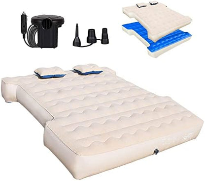  Inflatable Truck Bed Air Mattress For Full Size Short Truck Beds, 5.5-5.8ft, With Pump & Carry Bag. Perfect For Outdoor Adventures.