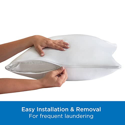  Allergy Pillow Protector, Standard/Queen - 4 Pack