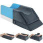  JOYWOO Memory Foam Leg Elevation Pillow - Post-Surgery, Knee And Ankle Injuries, Swelling - 3 Height Adjustments - Removable/Washable
