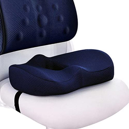  Donut Pillow Hemorrhoid Tailbone Seat Cushion, Memory Foam Breathable Oval Hollow Orthopedic Hemmoroid Pillow Cushion For Office