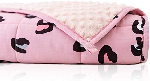  Uttermara Weighted Blanket 3 Lbs For Kids, Ultra Cozy Minky Fleece And Cotton Sided With Cartoon Patterns, Reversible Heavy Blanket Great For Calming And Sleeping, 36x48 Inches, Blue Car World