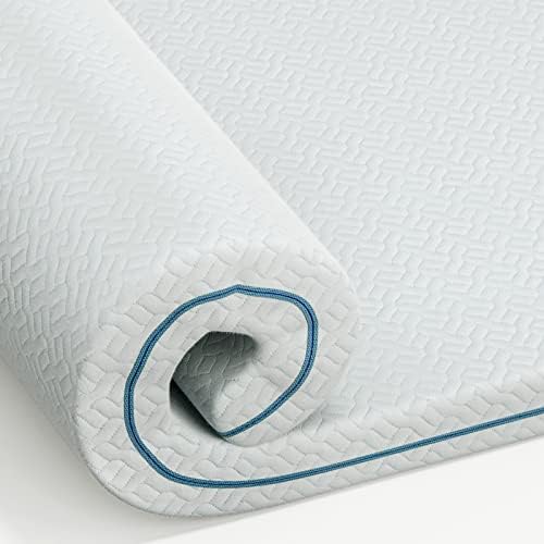  3 Inch Gel Memory Foam Mattress Topper Twin, Cooling Bed Topper For Back Pain With Removable Soft Cover, CertiPUR-US Certified, Twin