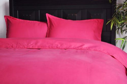  Embossed Microfiber Duvet Cover And Pillow Sham Set, Rose, Twin