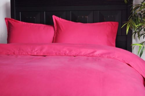  Embossed Microfiber Duvet Cover And Pillow Sham Set, Rose, Twin