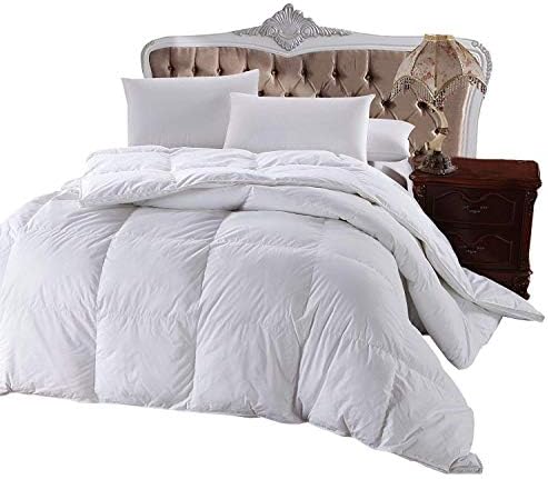  Royal Hotel Goose-Down Comforter, 500-Thread-Count, 100% Cotton Shell, 750FP - 56 Ounce, King/California-King