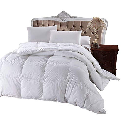  Royal Hotel Goose-Down Comforter, 500-Thread-Count, 100% Cotton Shell, 750FP - 56 Ounce, King/California-King