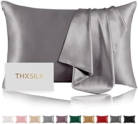  100% Silk Pillowcase For Hair And Skin, Both Sides Grade 6A+ Mulberry Silk Pillow Case With Hidden Zipper, Soft & Smooth White Pillowcases(1pc, Queen Size 20"x30")