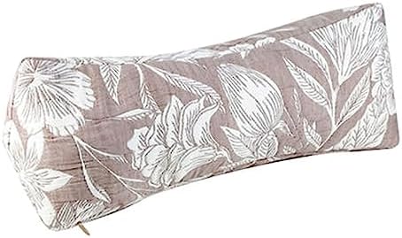  Neck & Cervical Pillows, Buckwheat Pillow Cervical Neck Roll Pillow Buckwheat Hulls Filling Cooling Round Pillows Lunch Break Buckwheat Pillow Office Waist Support Organic Buckwheat Pillow (Color : B