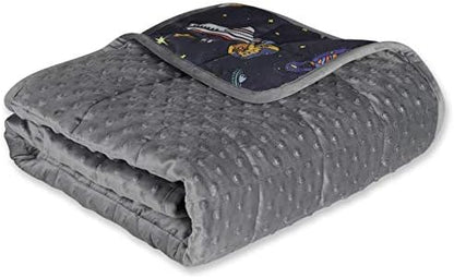  CHHKON Weighted Blanket For Kids And Teens Printed Weighted Blanket 7 Lbs (style8, 41''x60'' 7lb)