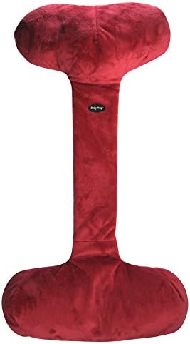  Body Prop Adjustable Over-The-seat Pillow With Buckwheat Hull Filler By VisionX Products For Recliner, Sofa, Couch Neck Pillow (Classic (26"), Brown)
