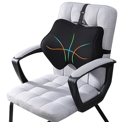  Anzhixiu Lumbar Support Pillow For Office Chair Help Sit More Upright - Lumbar Support Pillow For Scientific Lower Back Support Leaves More Sit Space - Standard