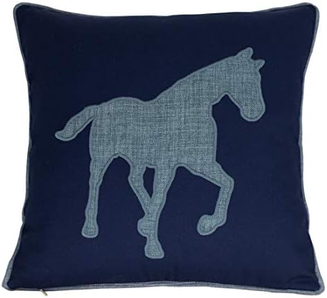  Millianess Animal Cotton Throw Pillow Covers Deer Head Embroidered 18x18 Inches For Couch Cushions Covers (White) …