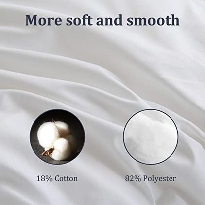  Goose Down And Feather Comforter Queen Size Soft Grey Bedding Comforter Warm Duvet Insert With 8 Corner Tabs Medium Warmth-90x90Inches