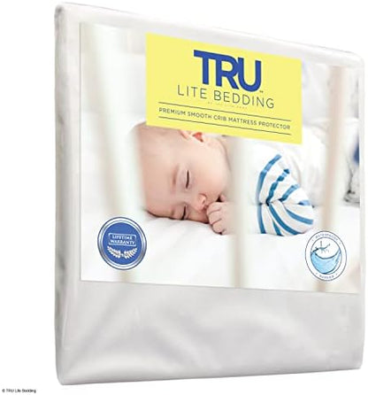  Waterproof Mattress Protector - Smooth Breathable Mattress Cover - Protection From Stains From Sweat, Spills, Urine - Full Size
