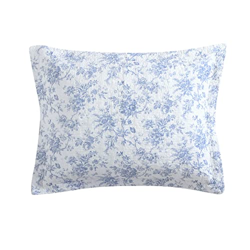 Laura Ashley Home - Daybed Set, Lightweight Bedding With Matching Shams & Pillow Cover, Home Decor For All Seasons (Walled Garden Blue, Daybed)