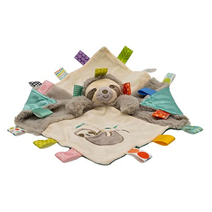  Taggies Soothing Sensory Stuffed Animal Security Blanket, Molasses Sloth, 13 X 13-Inches