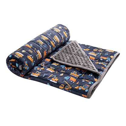  CHHKON Weighted Blanket For Kids And Teens Printed Weighted Blanket 7 Lbs (style8, 41''x60'' 7lb)
